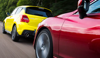 Tailgating feature Suzuki swift sport