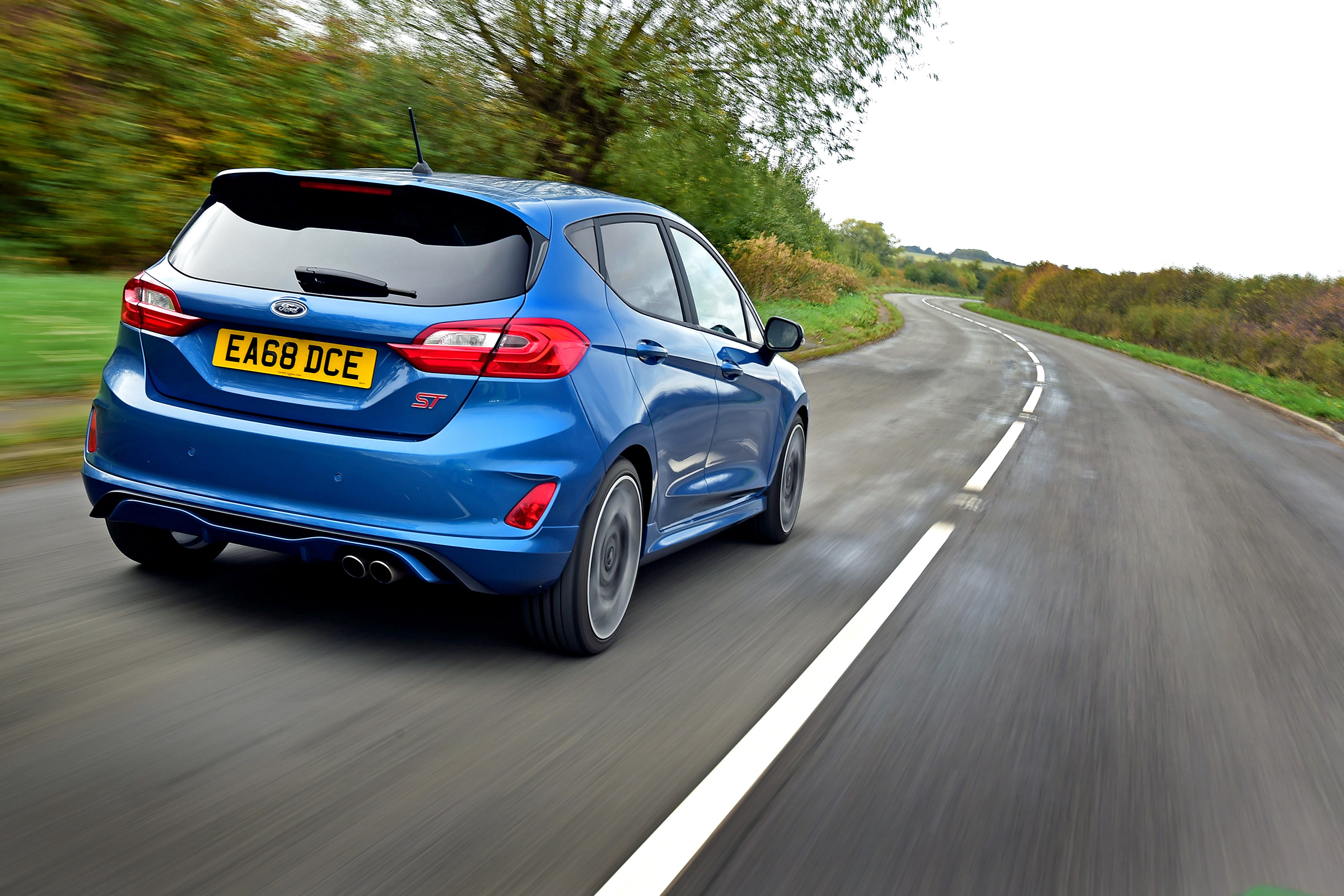 ford fiesta st long termer tracking rear