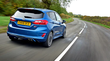ford fiesta st long termer tracking rear