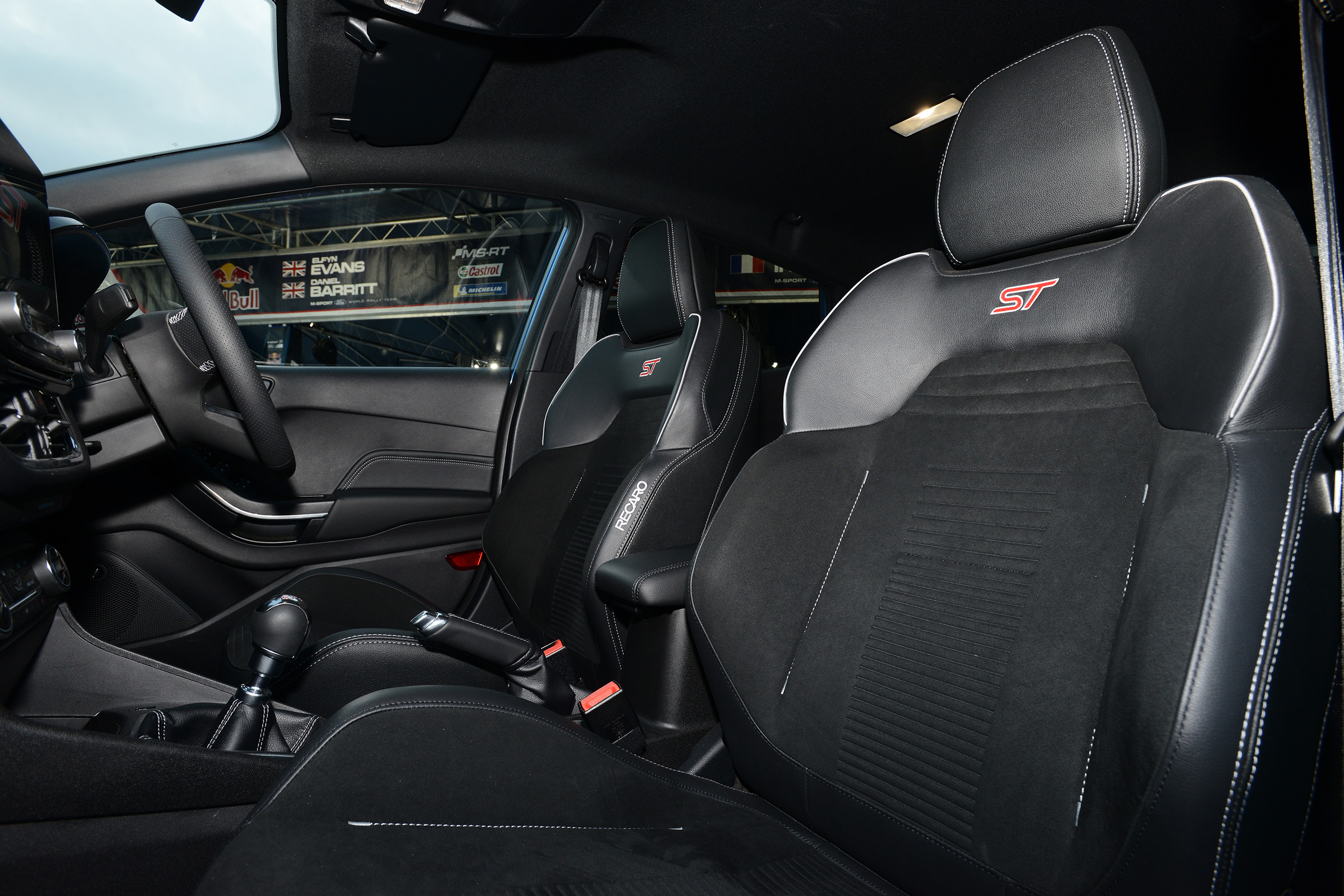 ford fiesta st long termer interior recaro seats