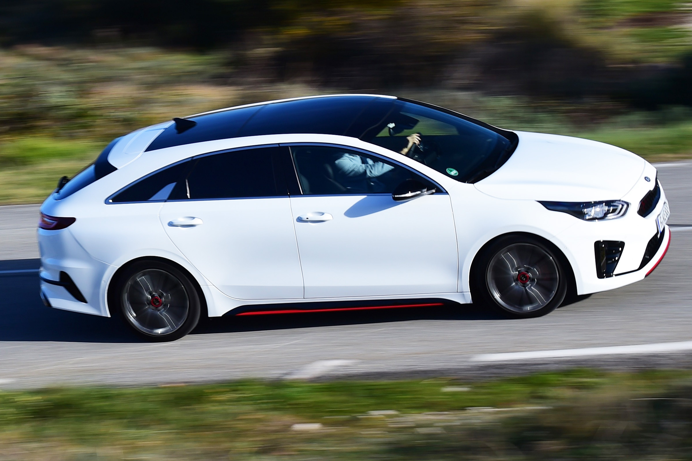 kia proceed gt prototype driving