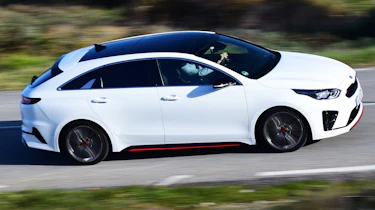 kia proceed gt prototype driving