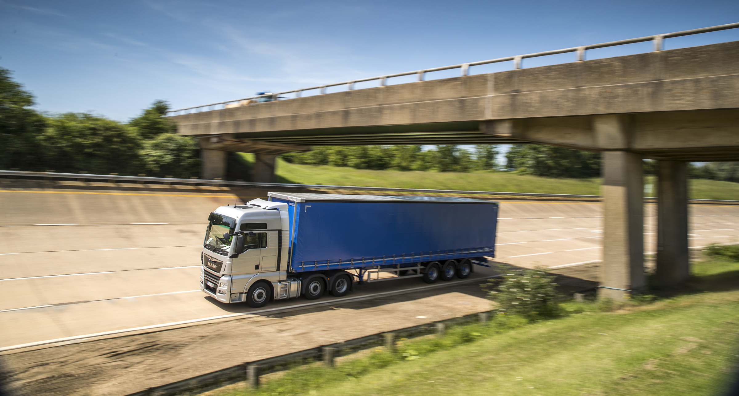MAN truck driving