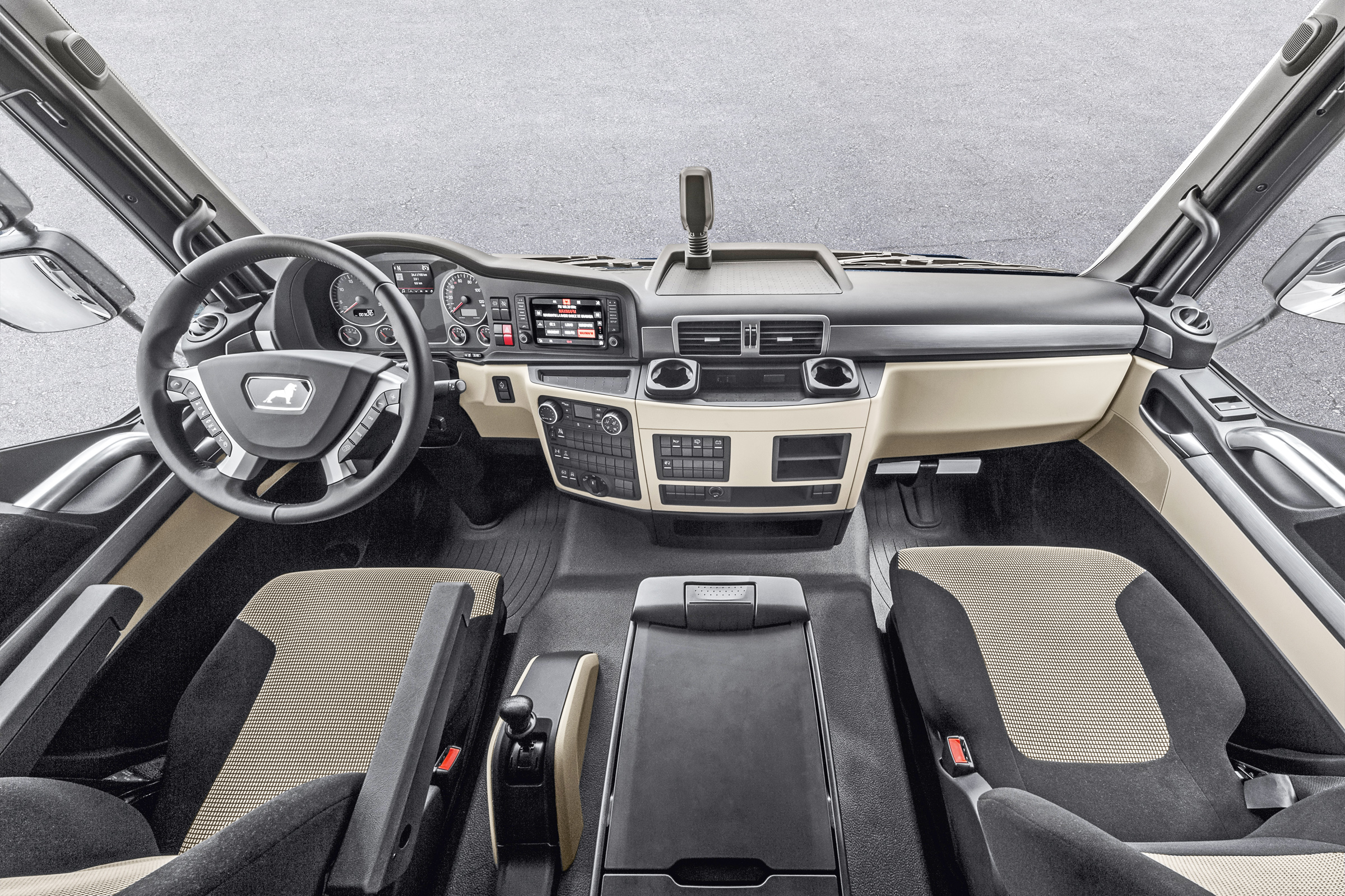 MAN truck interior