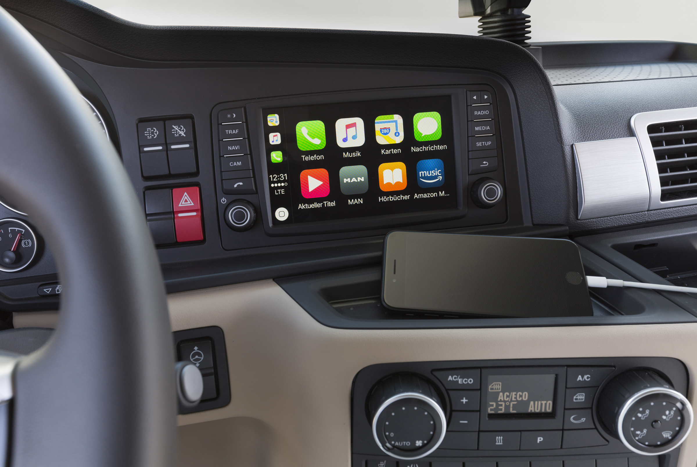 MAN truck CarPlay
