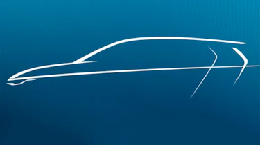 volkswagen golf mk8 teaser sketch