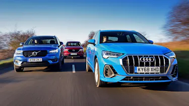 Audi Q3 vs Volvo XC40 vs Mazda CX-5 - header