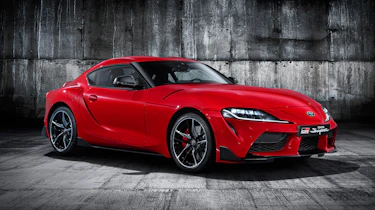Toyota Supra - red front