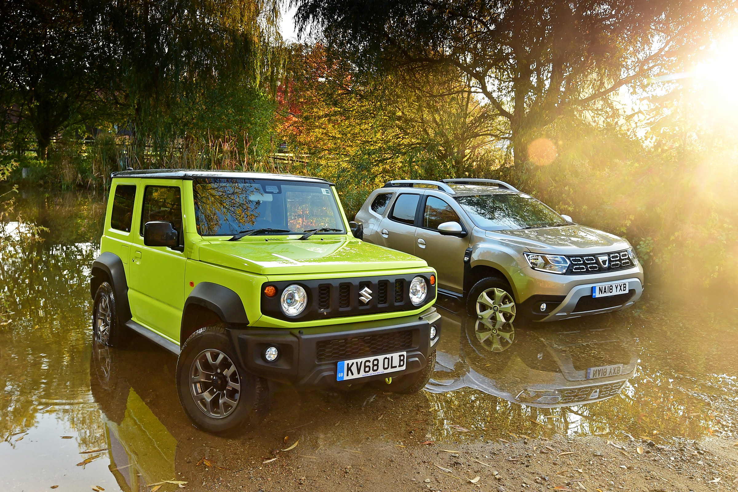 Suzuki Jimny vs Dacia Duster - header