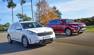 Kia Niro Plug-in Hybrid vs Mitsubishi Outlander PHEV - head-to-head