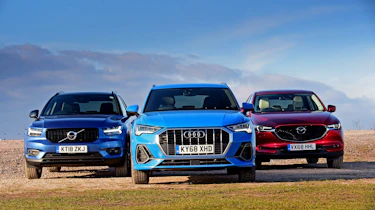 Audi Q3 vs Volvo XC40 vs Mazda CX-5 - head-to-head