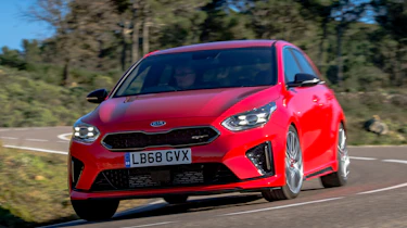 Kia Ceed GT - front cornering