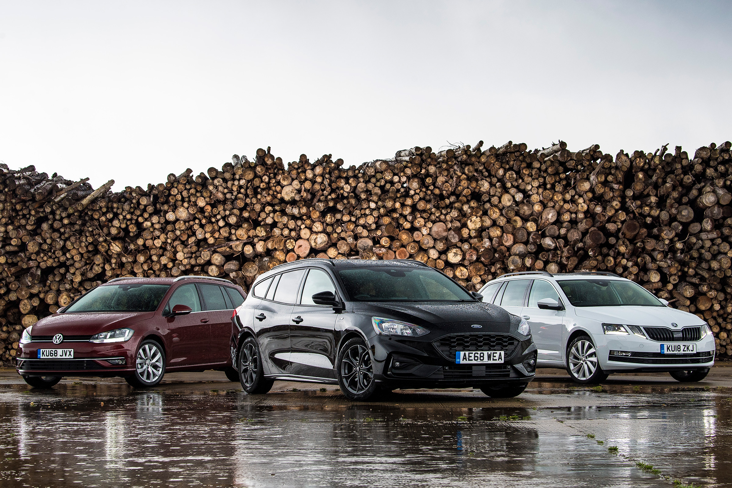 ford focus estate vs skoda octavia estate vs vw golf estate header