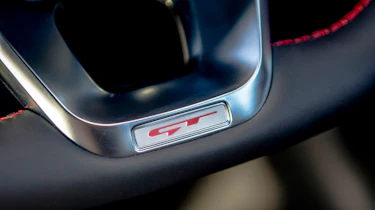 Kia Ceed GT - steering wheel detail