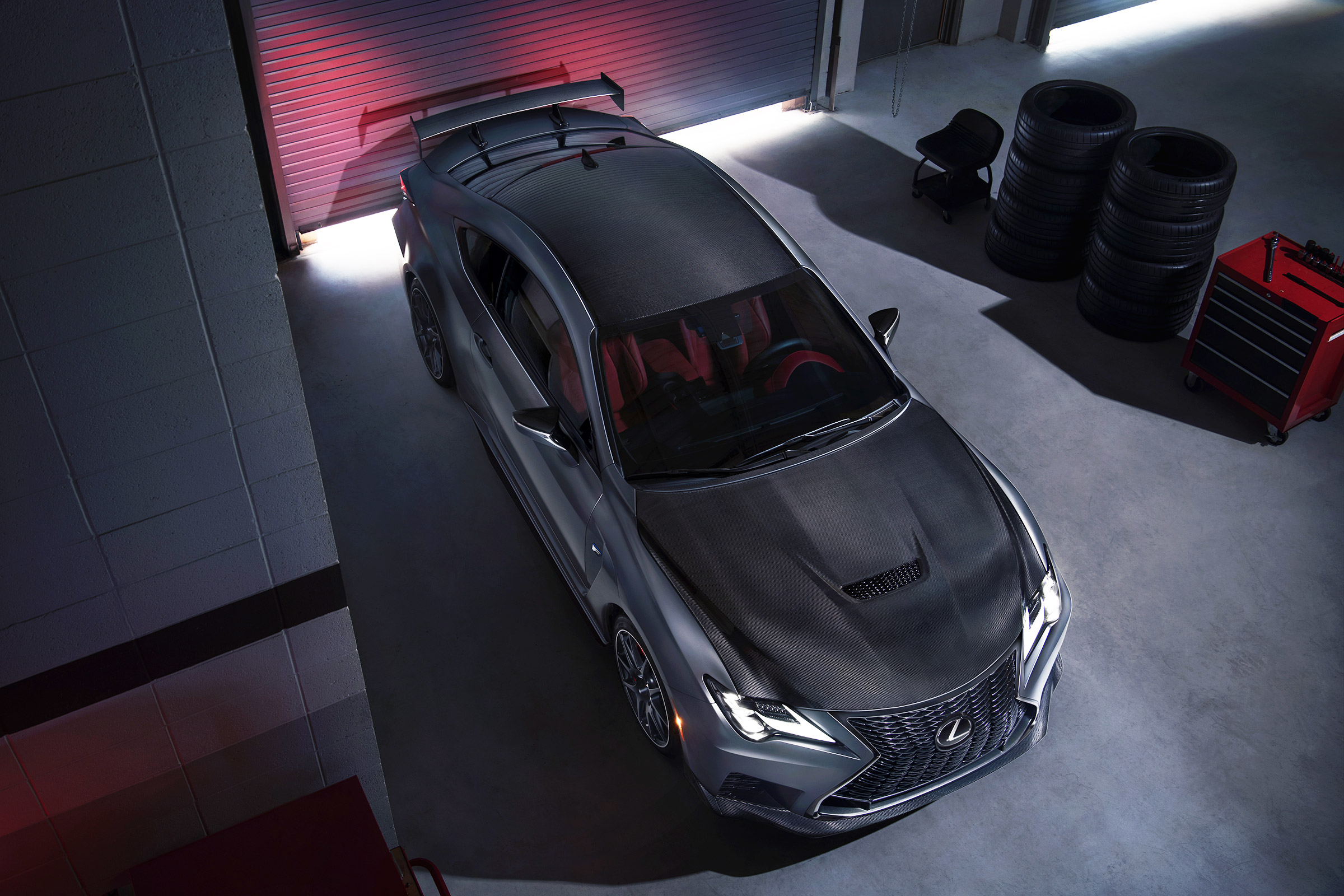 Lexus RC F Track Edition - above