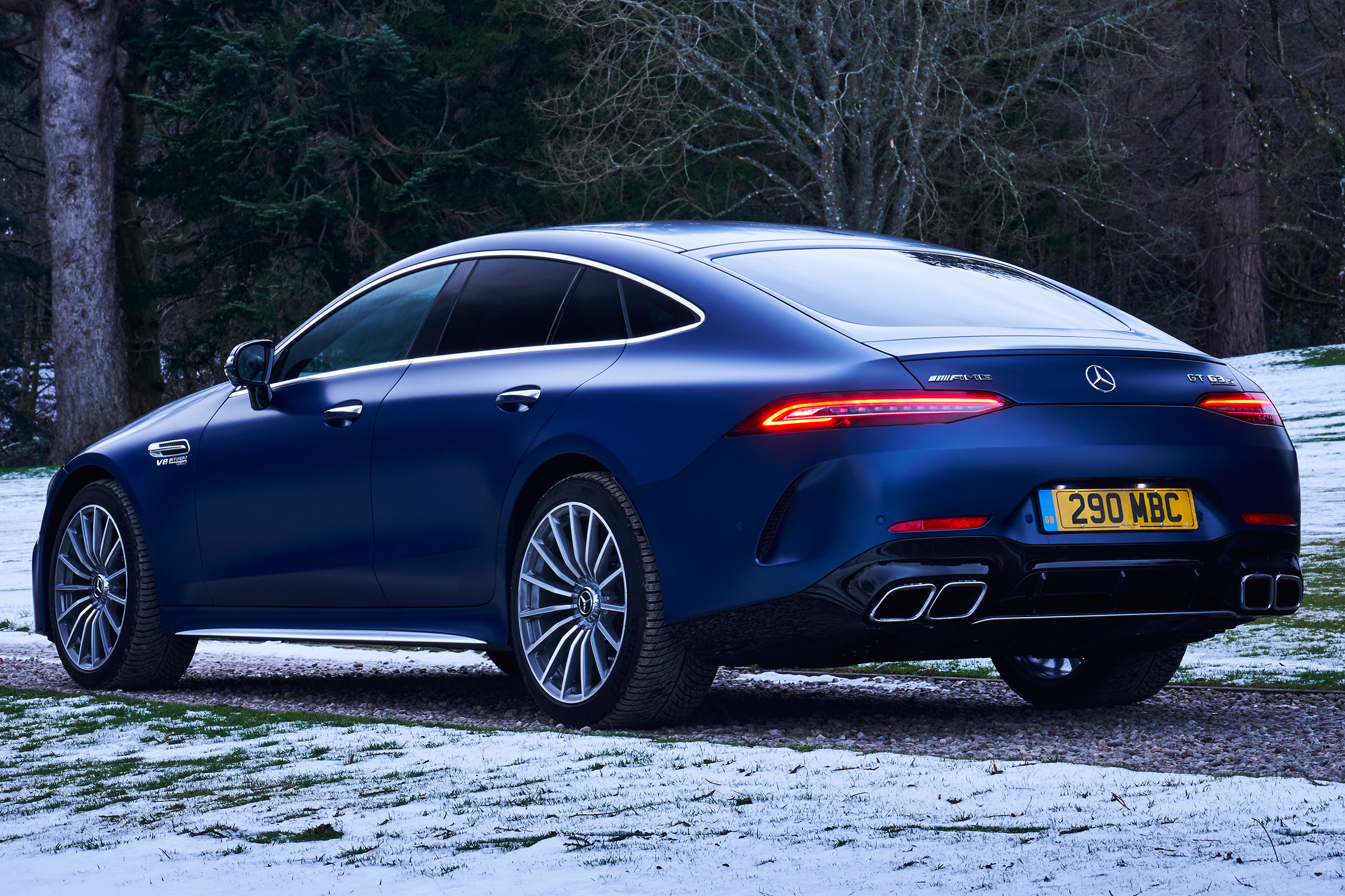 mercedes-amg gt 4-door static rear quarter