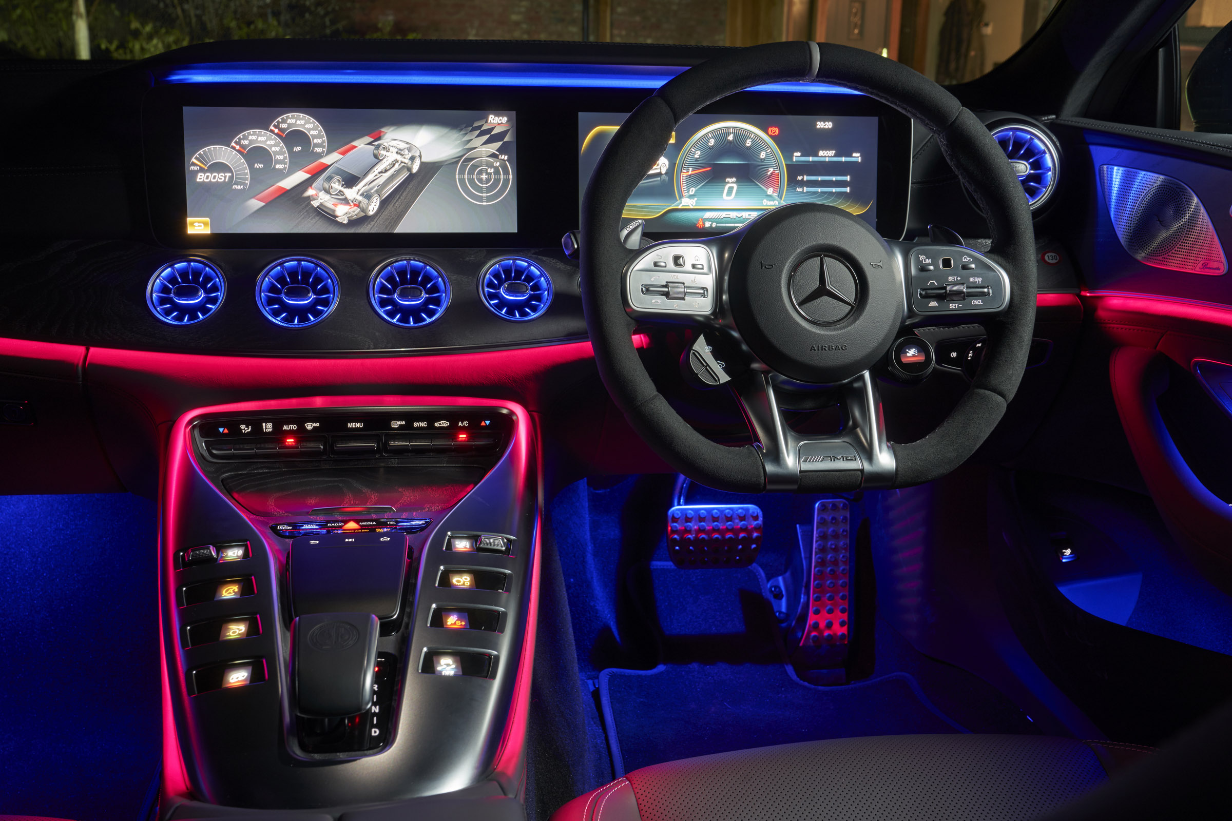 Mercedes-AMG GT 4-Door Coupe ambient lighting