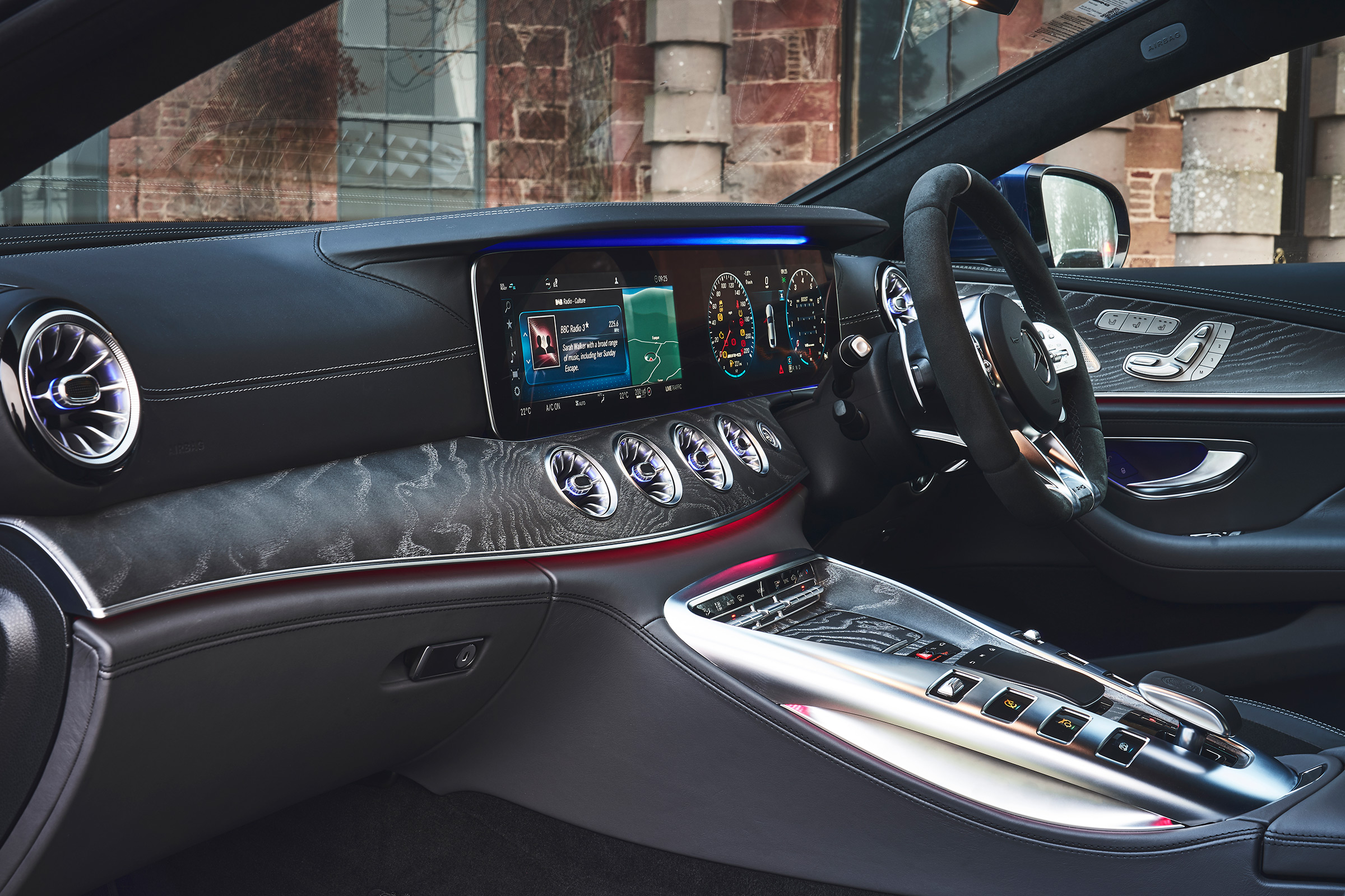 mercedes-amg gt 4-door interior