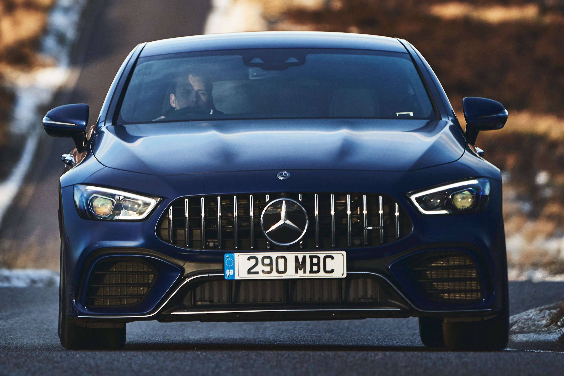 mercedes-amg gt 4-door front
