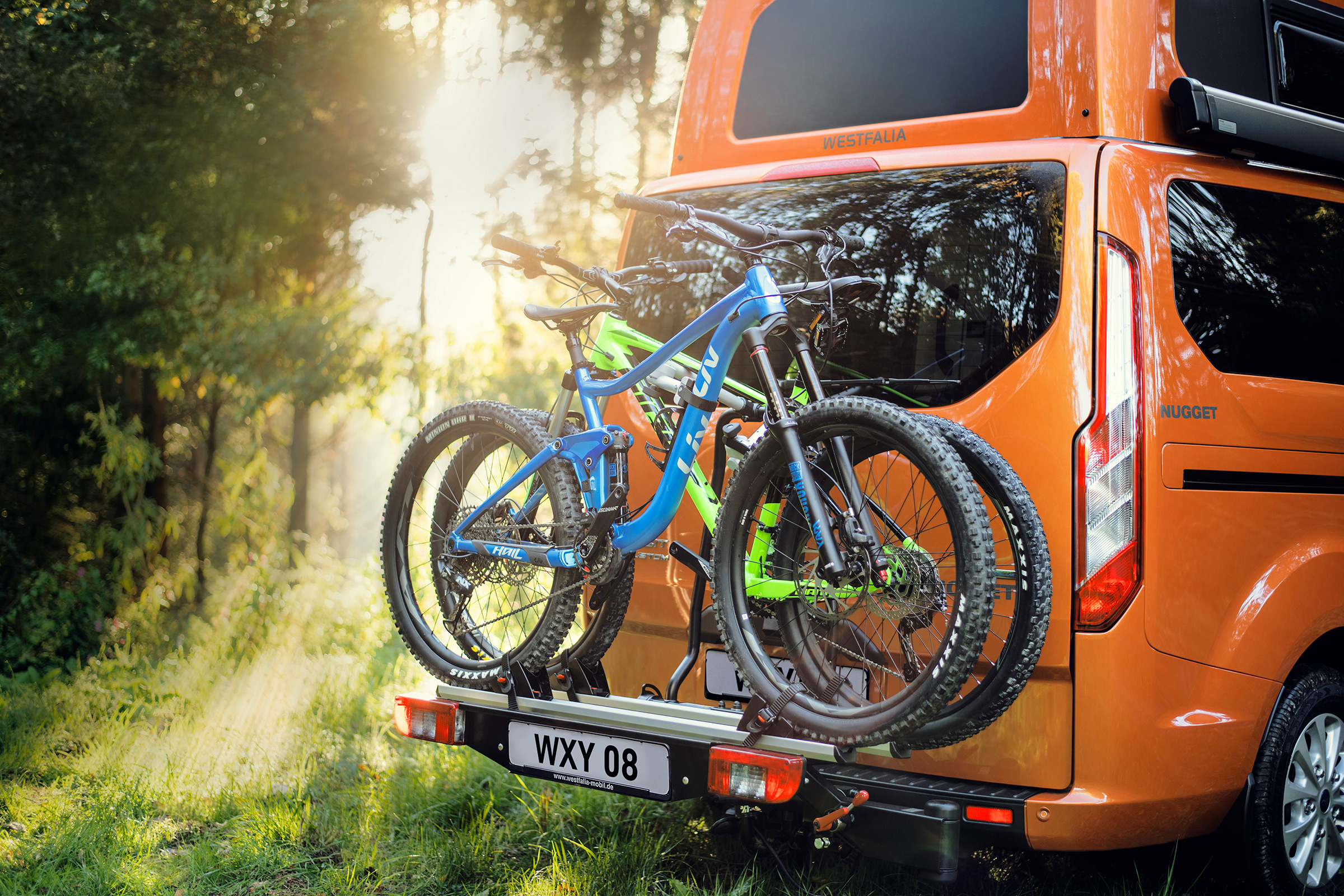 Ford Transit Custom Nugget - bike rack