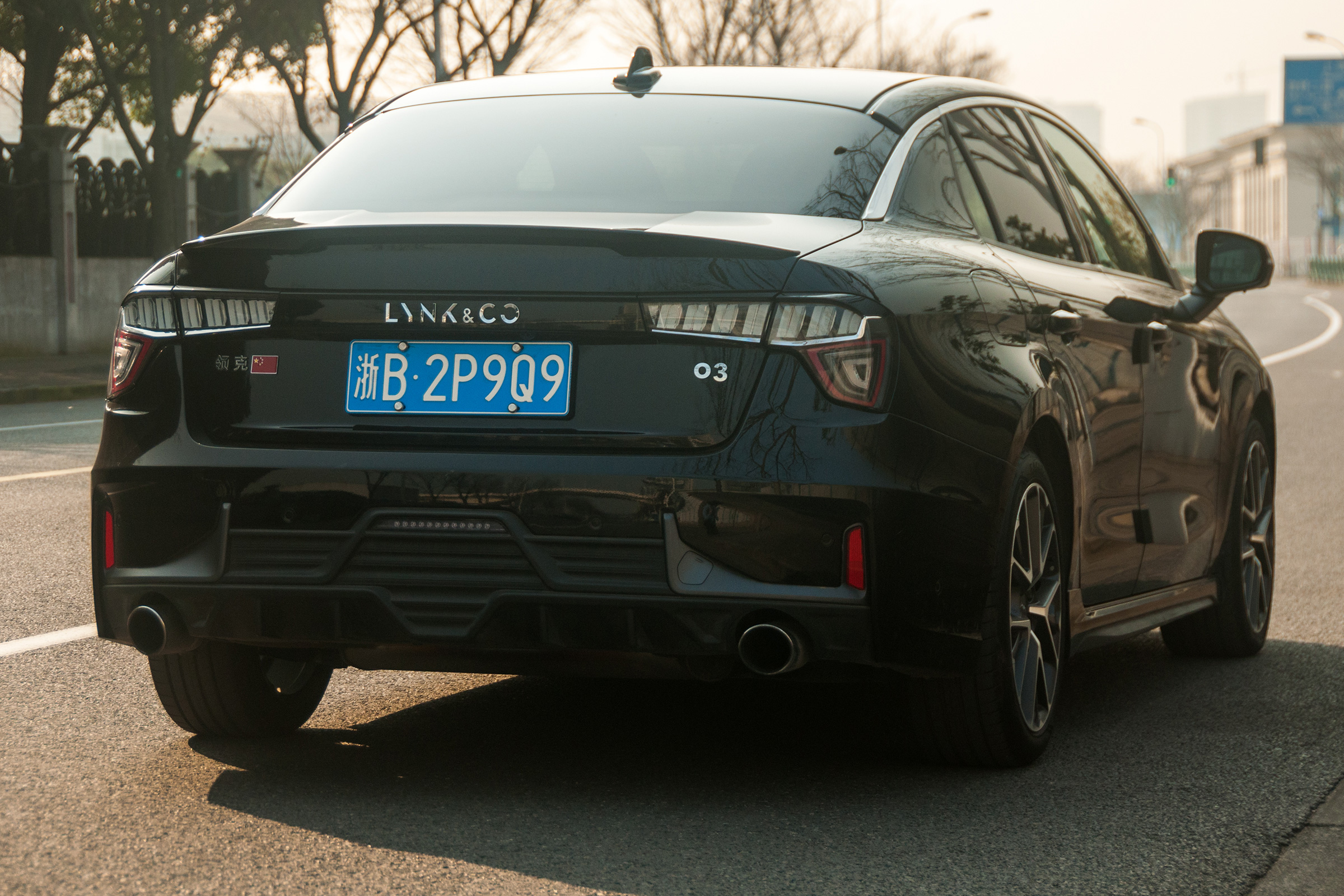 Lynk &amp; Co 03 - rear 3/4 static