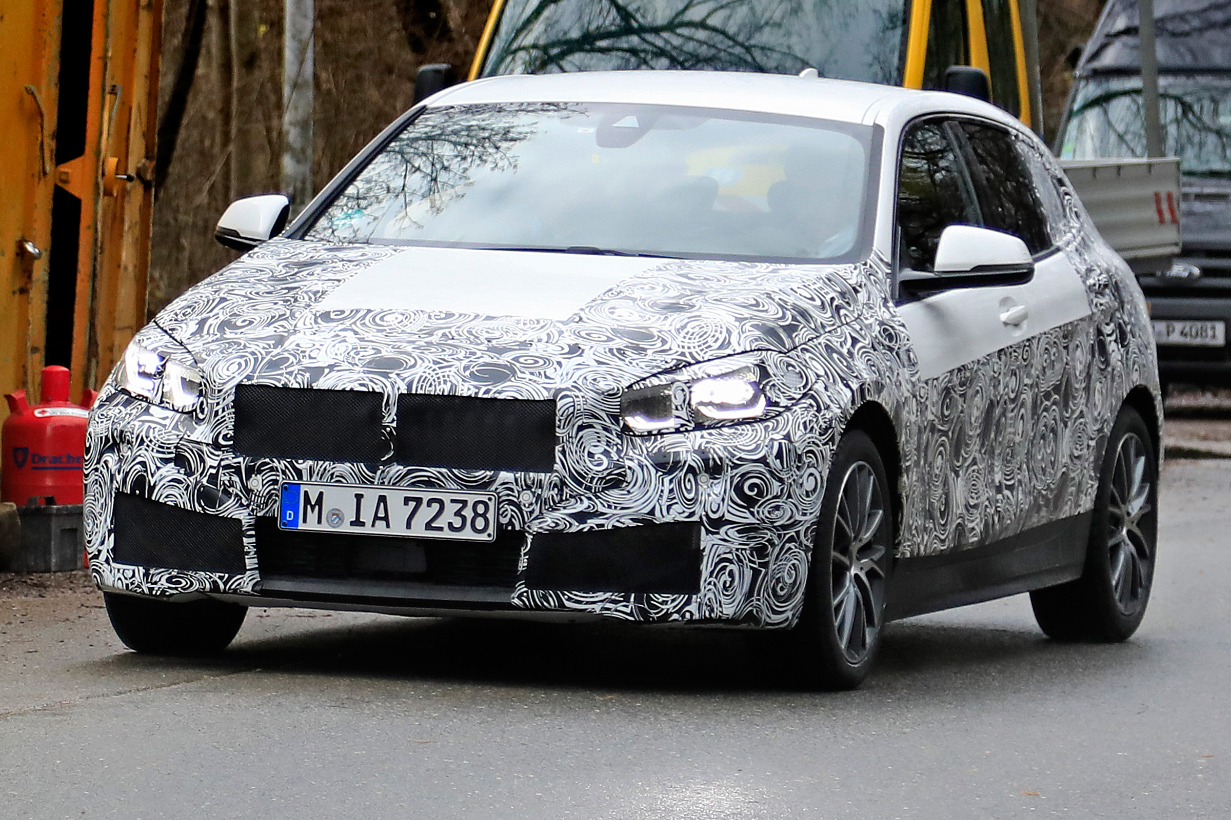 bmw 1 series spy shot front