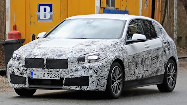 bmw 1 series spy shot front quarter