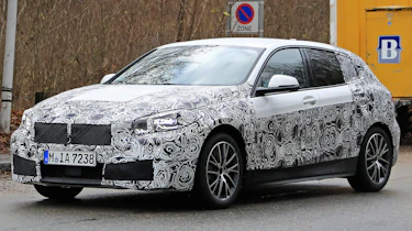 bmw 1 series spy shot front quarter