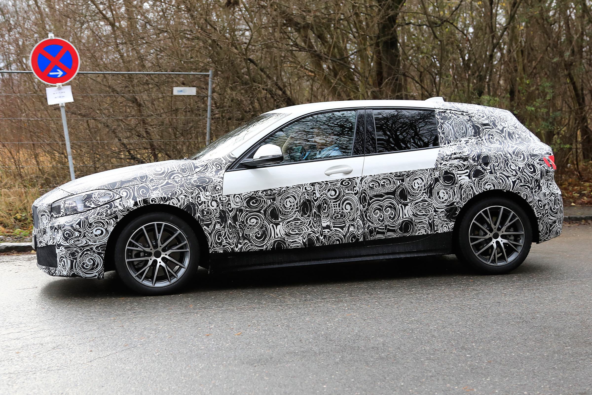 bmw 1 series spy shot side