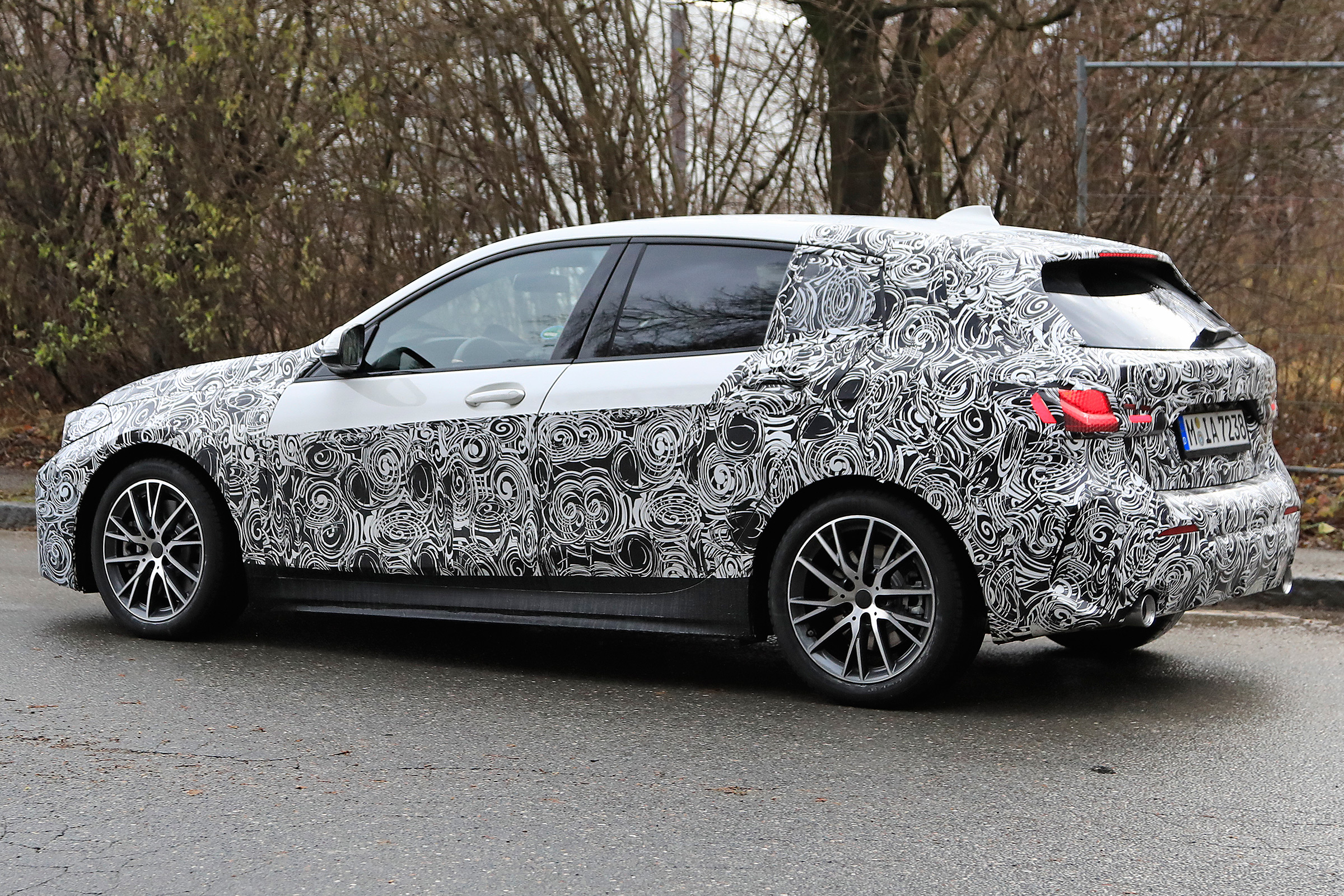 bmw 1 series spy shot side