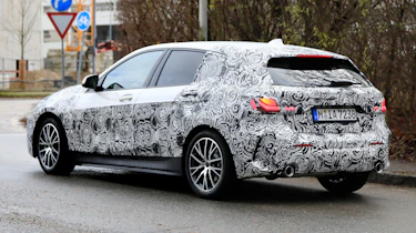 bmw 1 series spy shot rear quarter