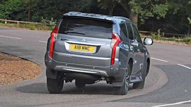 Mitsubishi Shogun Sport cornering