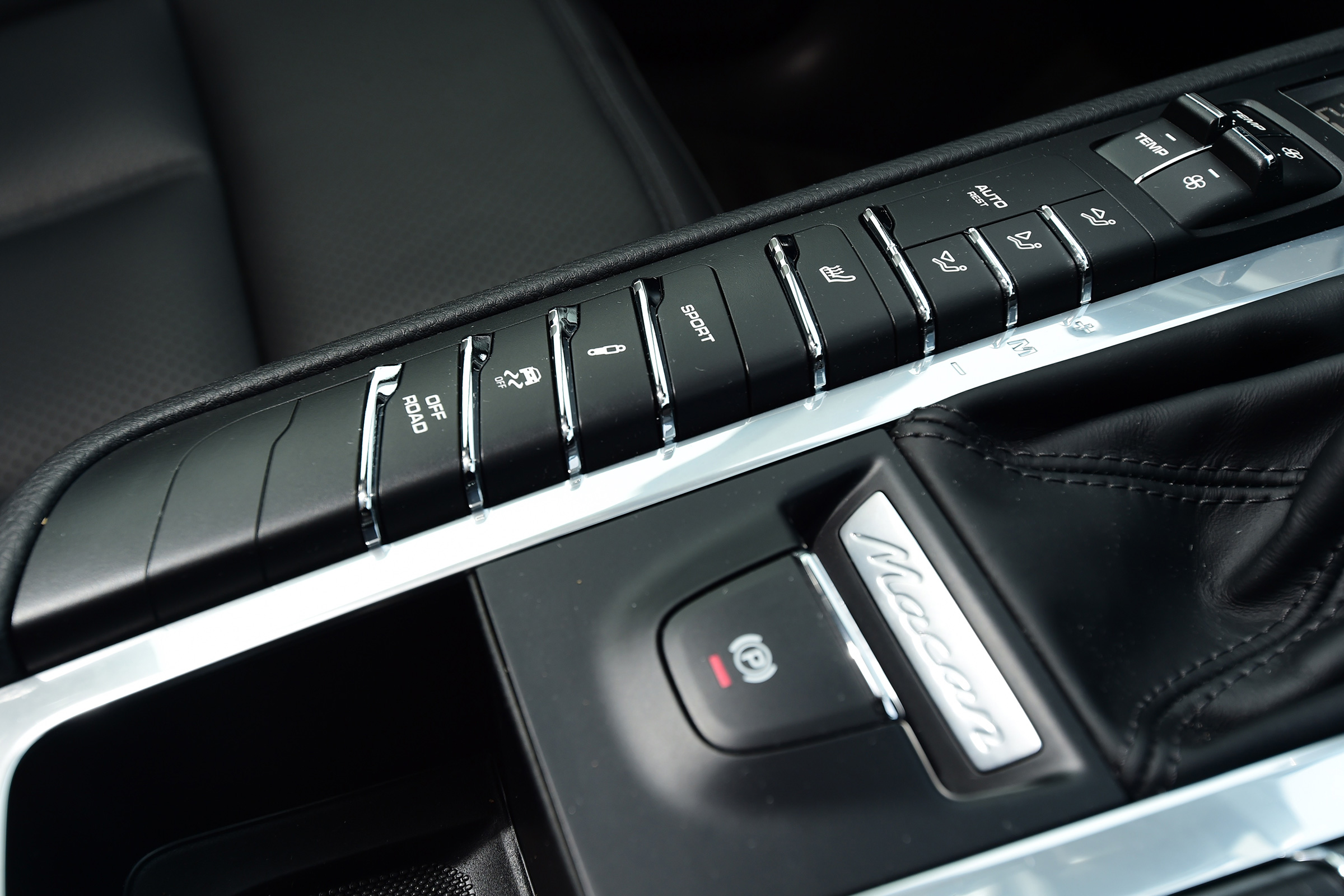 Porsche Macan -buttons