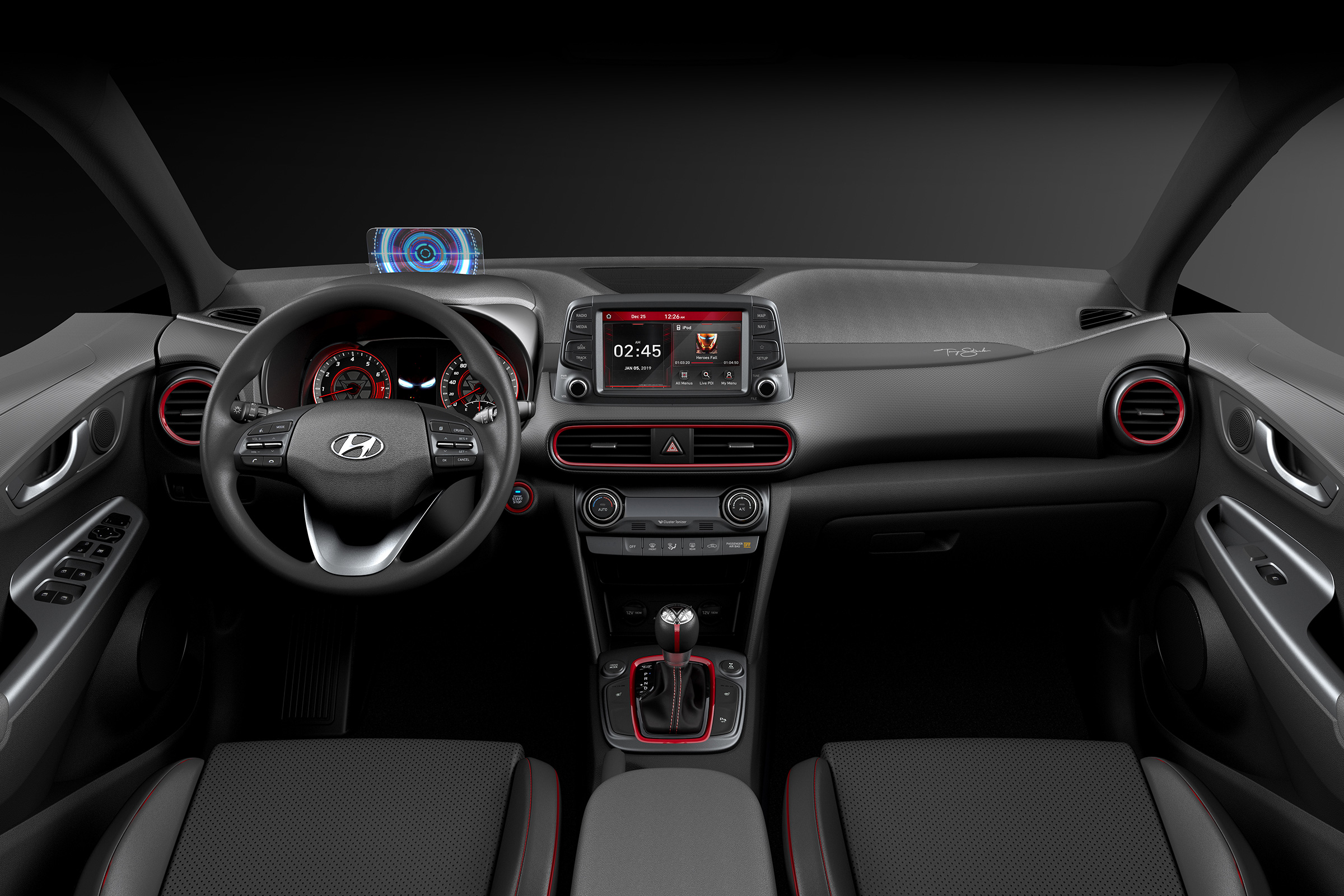 Hyundai Kona Iron Man Edition - interior