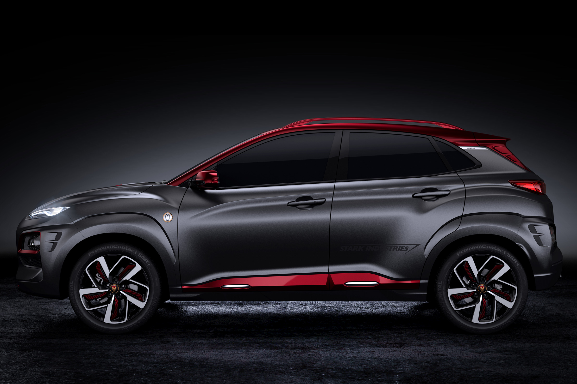 Hyundai Kona Iron Man Edition - side