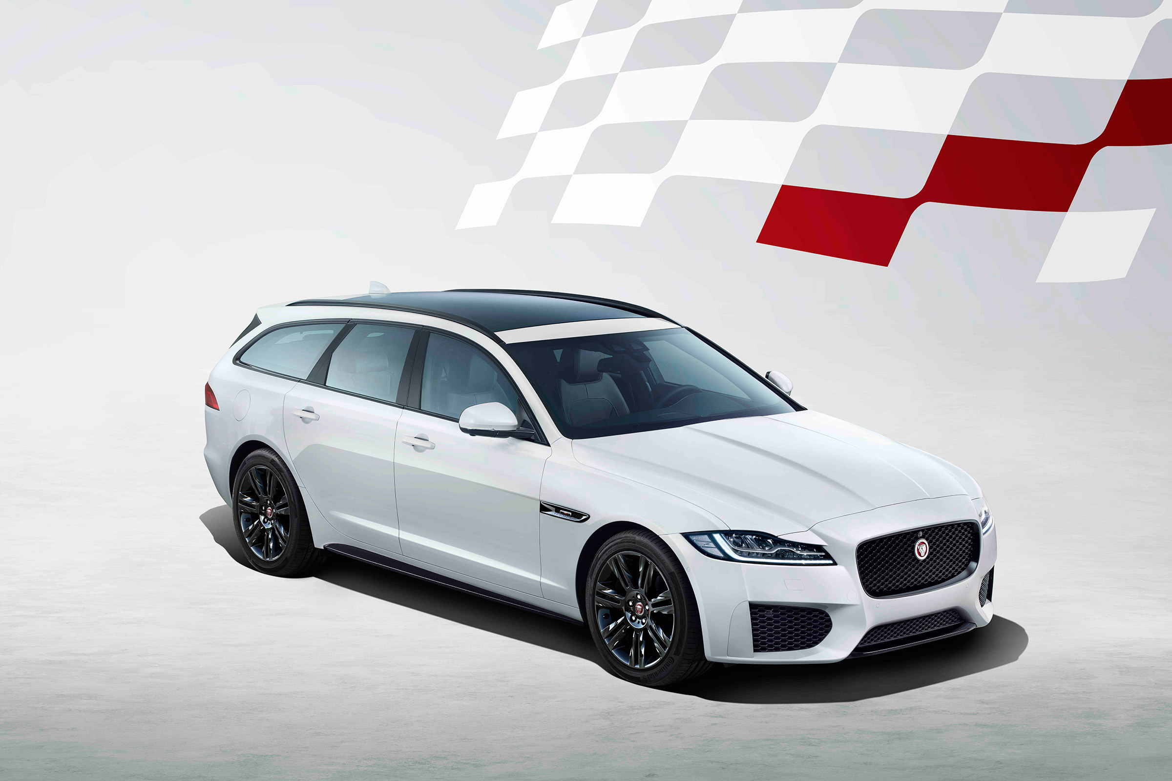 Jaguar XF Sportbrake Chequered Flag - front