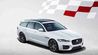Jaguar XF Sportbrake Chequered Flag - front