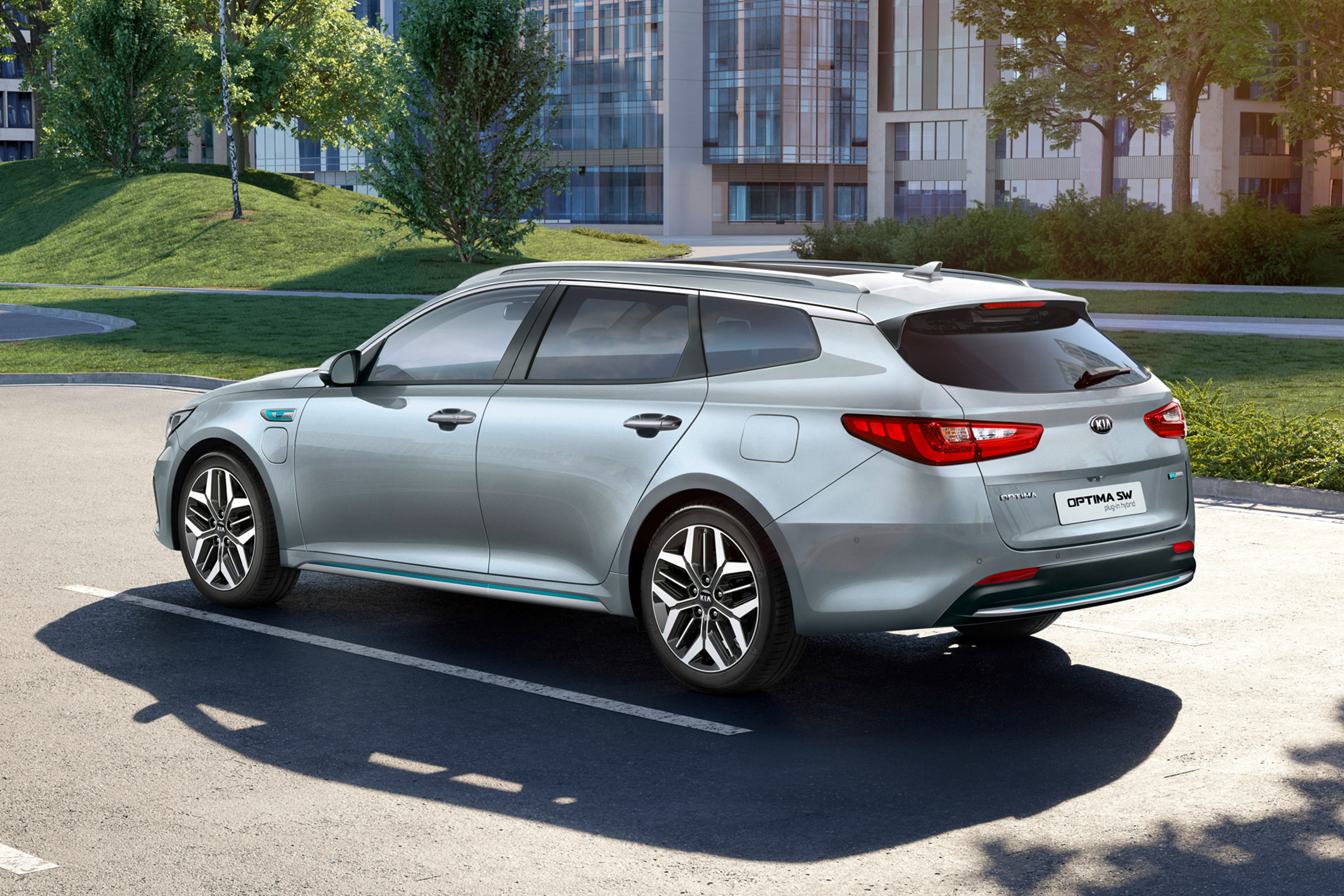 Kia Optima SW PHEV - rear
