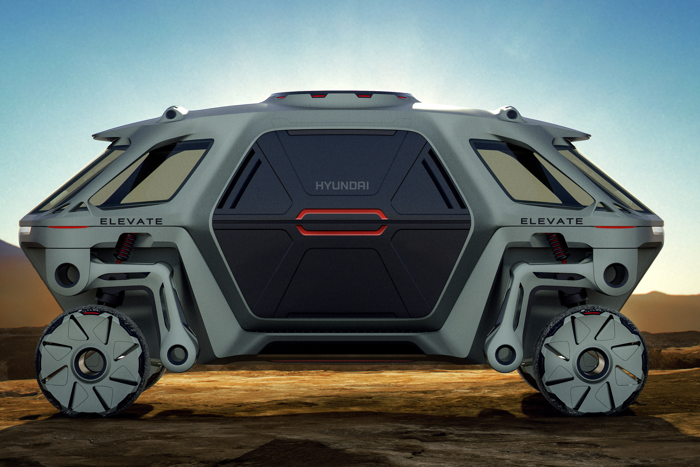 Hyundai Elevate walking car