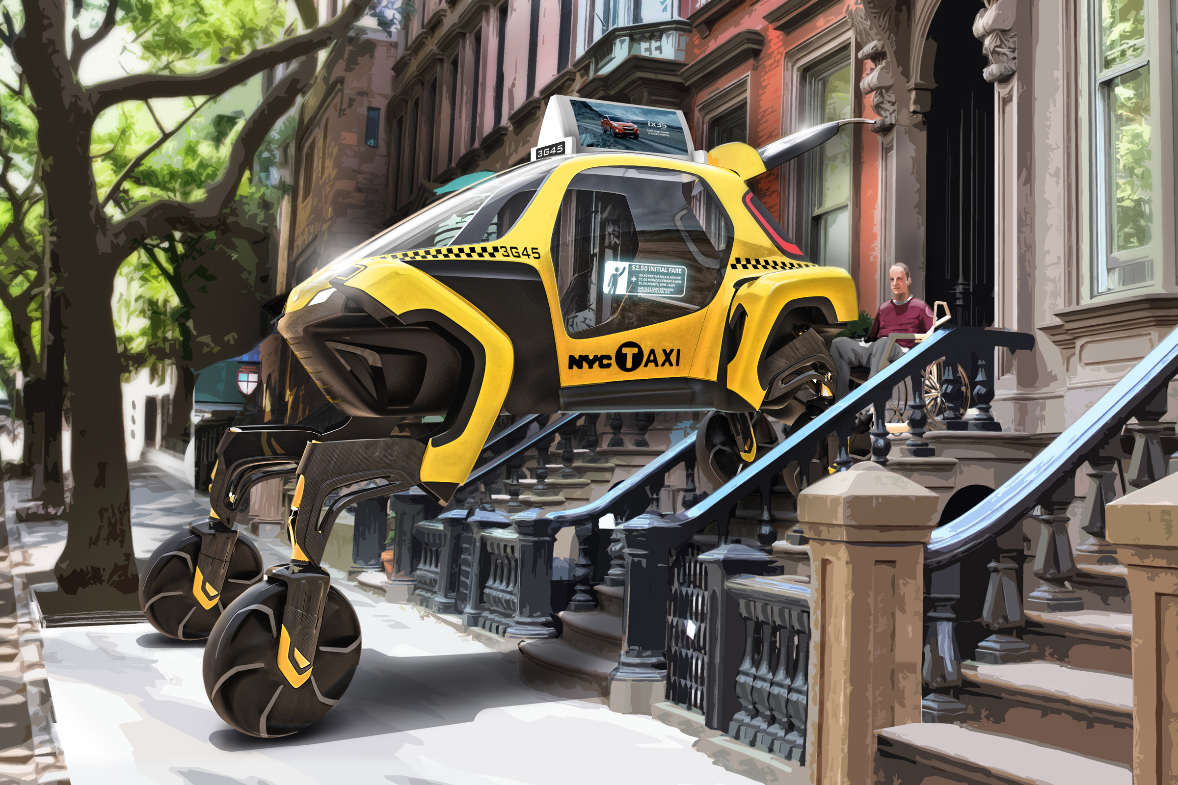 Hyundai Elevate walking car