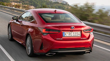 Lexus RC 300h F-Sport - tracking rear quarter