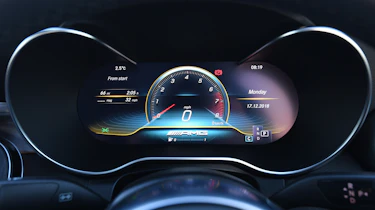 mercedes-amg c 43 coupe dashboard instruments