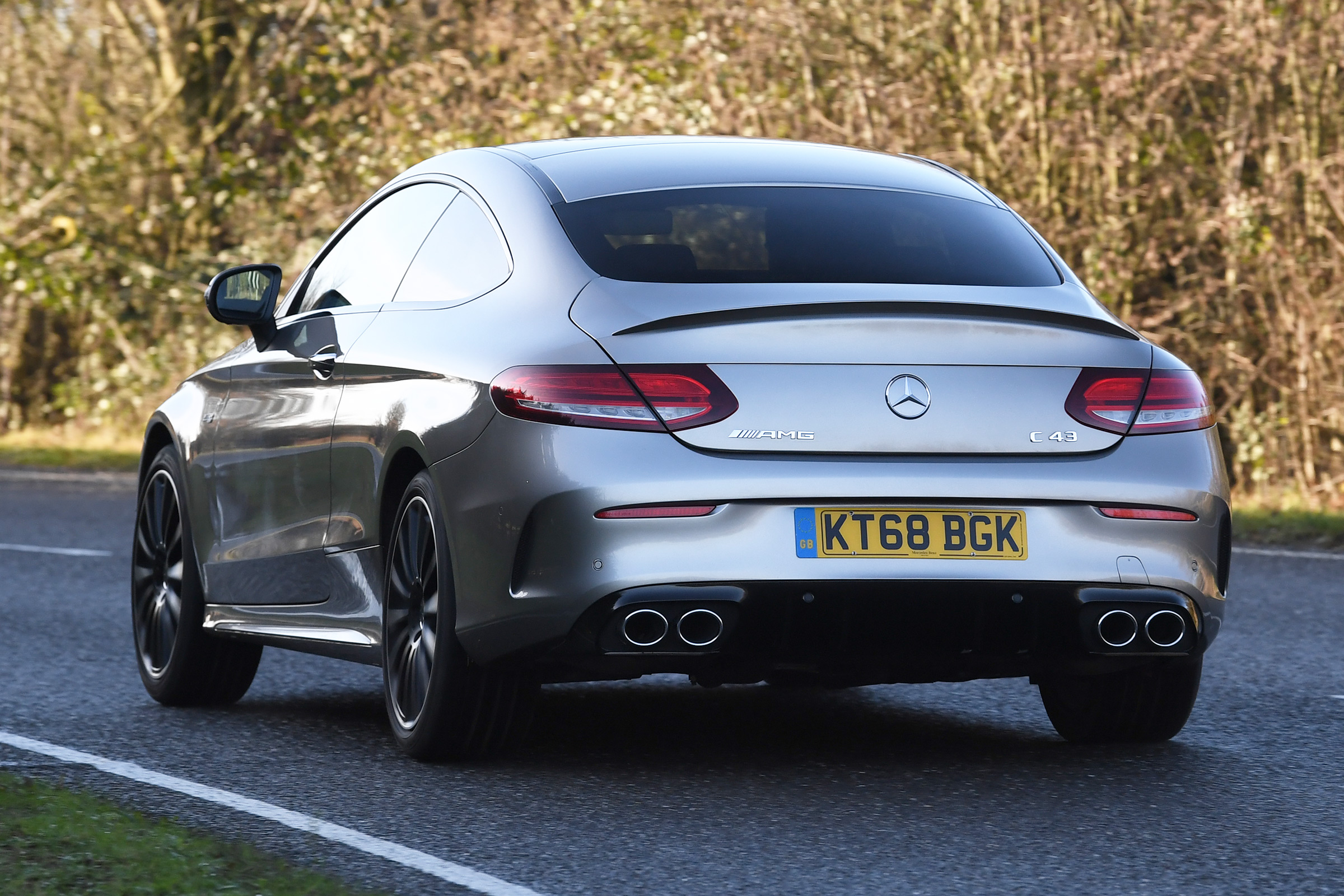 mercedes-amg c 43 coupe rear quarter