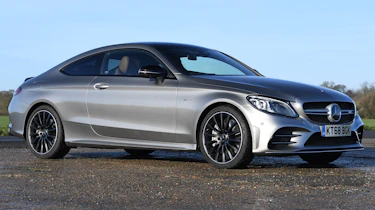 mercedes-amg c 43 coupe static front quarter
