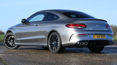 mercedes-amg c 43 coupe static rear quarter