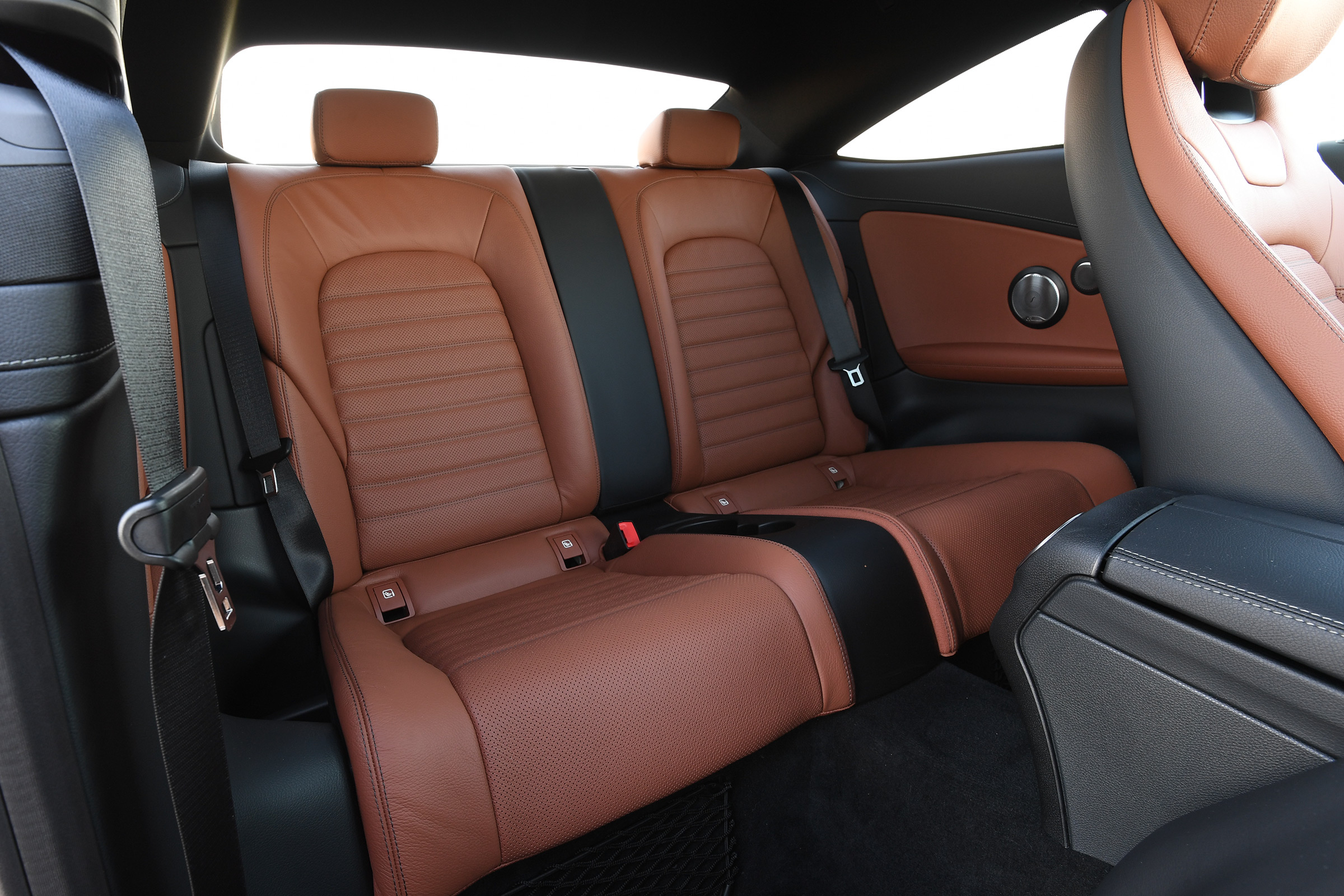 mercedes-amg c 43 coupe interior rear seats legroom