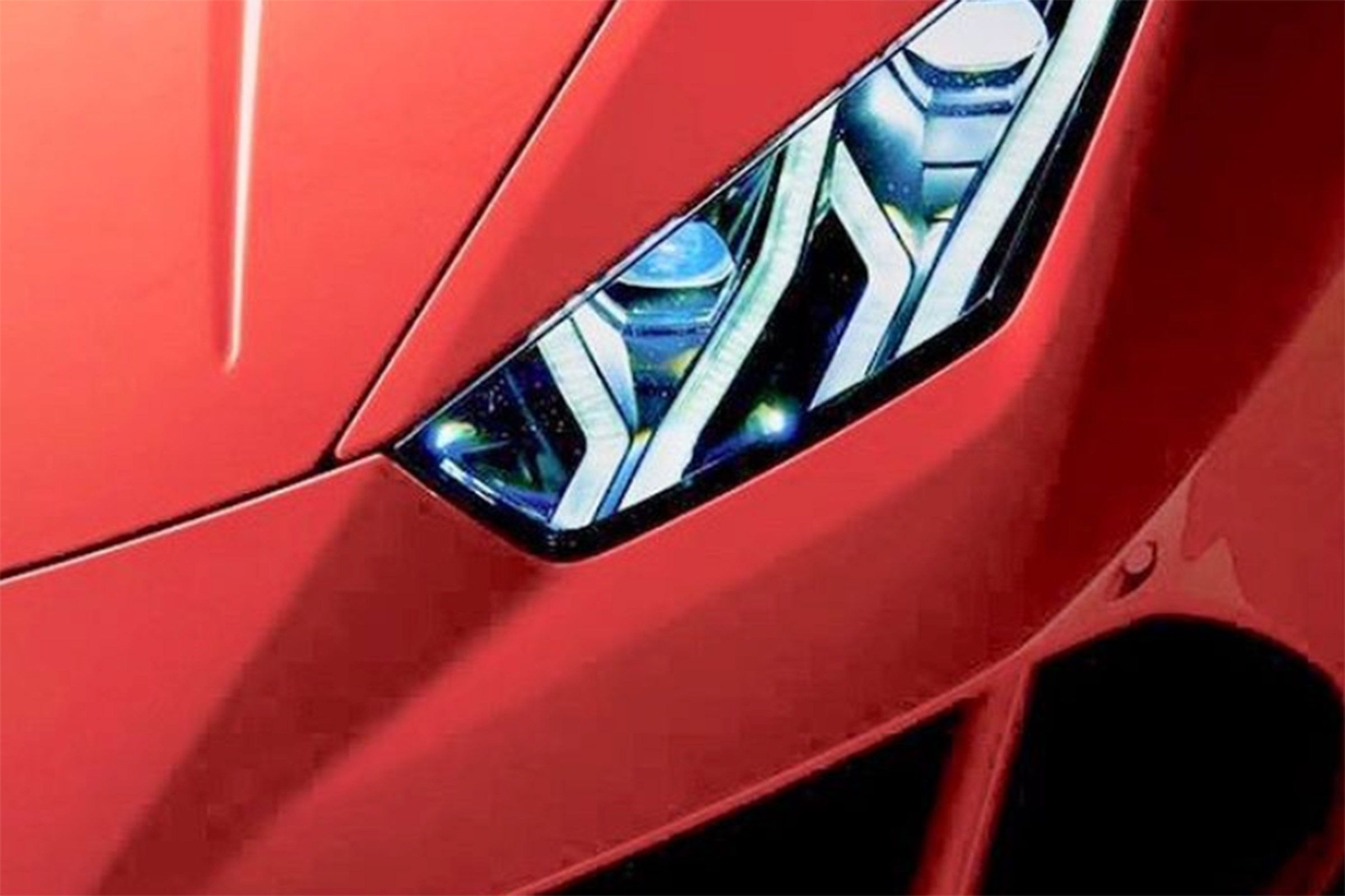 Lamborghini Huracan facelift - headlight teaser