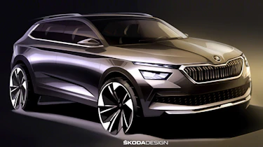 Skoda Kamiq sketch front