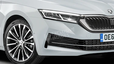 Skoda Octavia - front detail (watermarked)