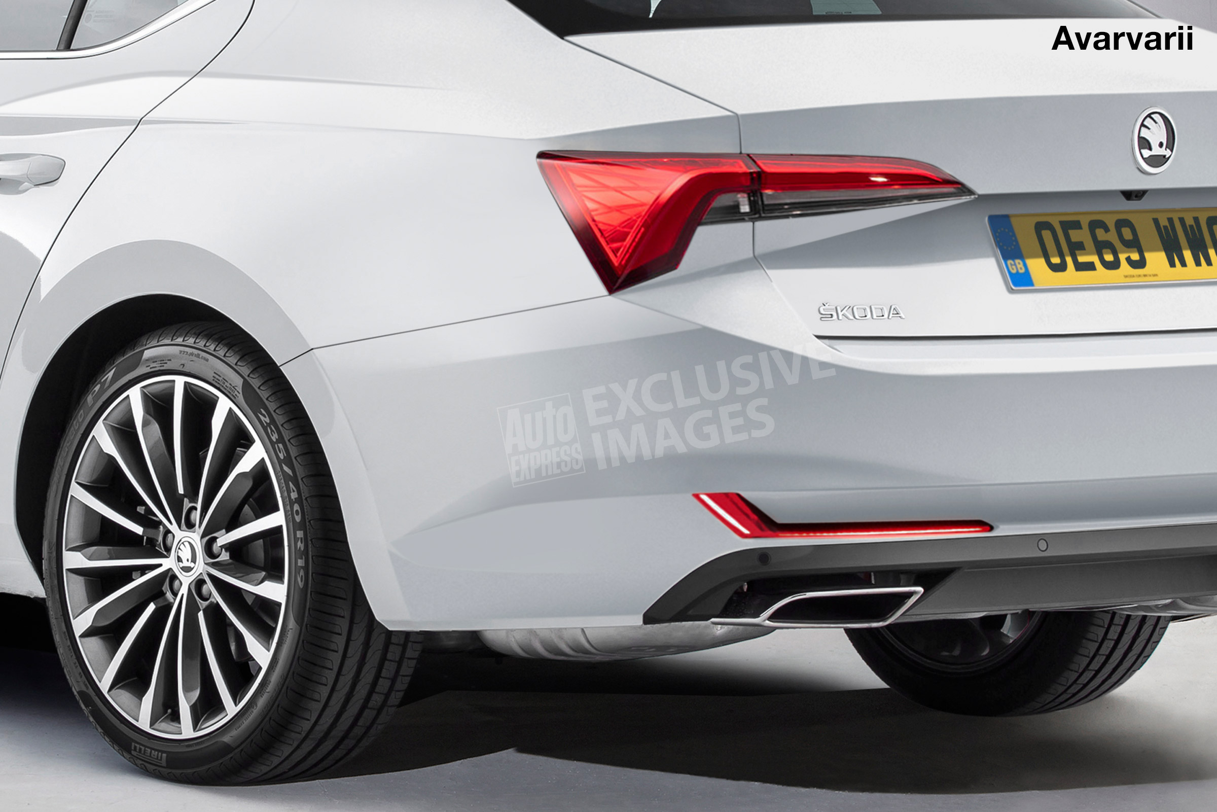 Skoda Octavia - rear detail (watermarked)